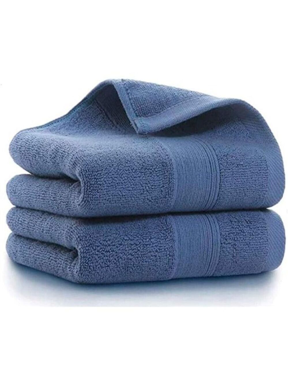 Soft Cotton Hand Towels Set 2 Highly Absorbent Quick Dry Bathroom Face Washcloth